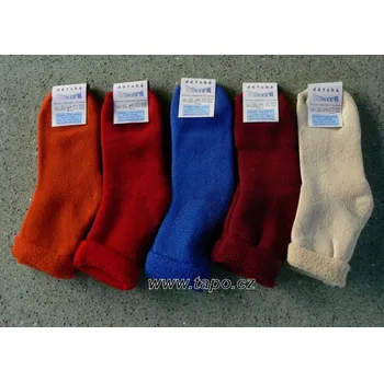 Dětské termo ponožky Ponožky froté ohrnovací, velikost 20-21, mix