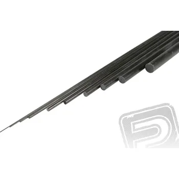 Modelářský uhlík Uhlíková tyč 7mm 1m