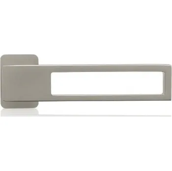 Dveřní kování M&T Klika Entry na al. profily, SNi matný nikl, madlo/klika R