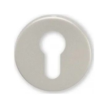 Dveřní kování M&T Spodní rozety kulaté, Cr lesklý chrom, cylindrické