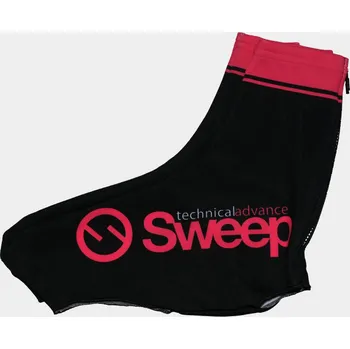 Cyklistické oblečení SWEEP CYKLISTICKÉ NÁVLEKY NA TRETRY NOWIND CYKLO-N012 ČERNO/RŮŽOVÉ FLUO velikost čepice: 1