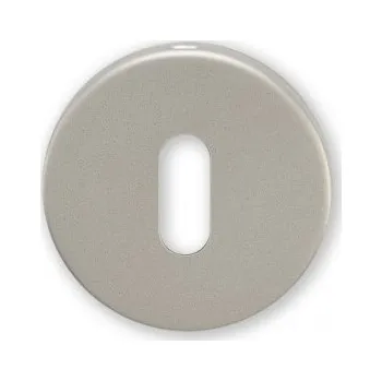 Dveřní kování M&T Spodní rozety kulaté, SNi matný nikl - broušeno, dozické