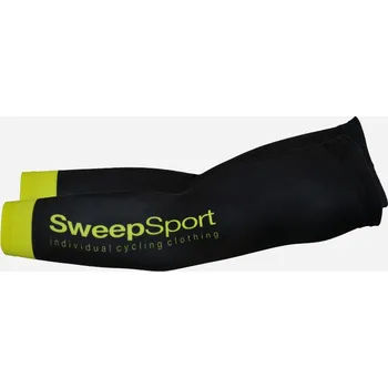 Cyklistické oblečení SWEEP CYKLISTICKÉ NÁVLEKY NA RUCE CYKLO-N007 ČERNO/ŽLUTÉ FLUO velikost čepice: 1