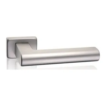 Dveřní kování M&T Klika Mini-C s madlem na rozetách 47x47 mm, povrch SNi - matný nikl, provedení madlo/klika R