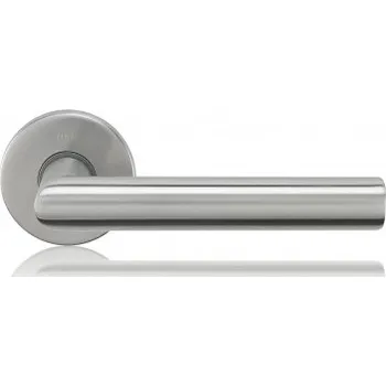 Dveřní kování M&T Klika-rukojeť Lusy k zámku na sklo, Objekt nerez NRz