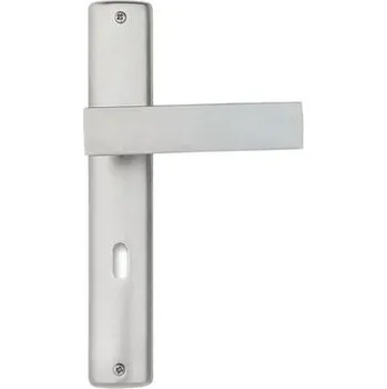 Dveřní kování M&T Dveřní klika Entero, SNi matný nikl, cylindrický 90 mm