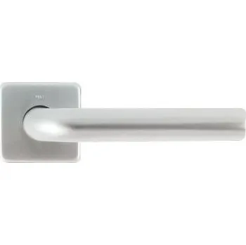 Dveřní kování M&T Klika Deny, čtvercová rozeta, SNi matný nikl, WC