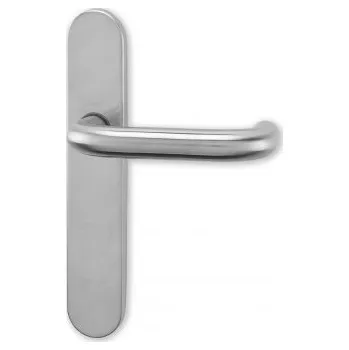 Dveřní kování M&T Dveřní klika Meclis, Objekt nerez NRz, plný štítek