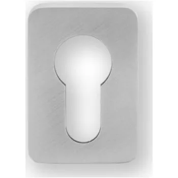 Dveřní kování M&T Rozety 33×49&nbsp;mm, NRz nerez ocel, cylindrické