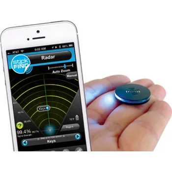 StickNFind chytrá BT samolepka - 4ks - černé