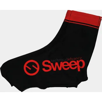 Cyklistické oblečení SWEEP CYKLISTICKÉ NÁVLEKY NA TRETRY NOWIND CYKLO-N012 ČERNO/ČERVENÉ velikost čepice: 2
