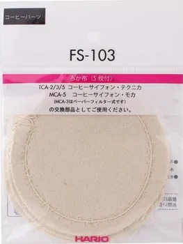 Filtr do kávovaru Hario FS-103 látkové filtry 5 ks