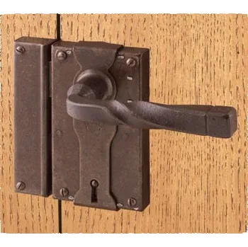 Dveřní kování M&T FS 198.027.SX Kovaný zámek s klikou a protikusem