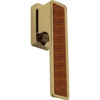 Dveřní kování M&T Okenní klika Maximal, Ms mosaz natural, 3polohová