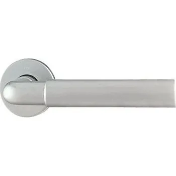 Dveřní kování M&T Klika Maty, kulatá rozeta, SNi matný nikl, cylindrické