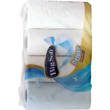 Papírová utěrka Big Soft Deluxe kuchyňské utěrky papírové, 4ks