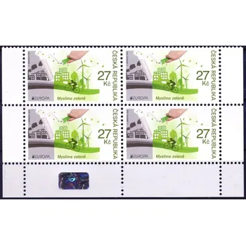 Poštovní známka Česká pošta (2016) č. 884 ** - Česká republika - 4-bl - EUROPA - Myslíme zeleně