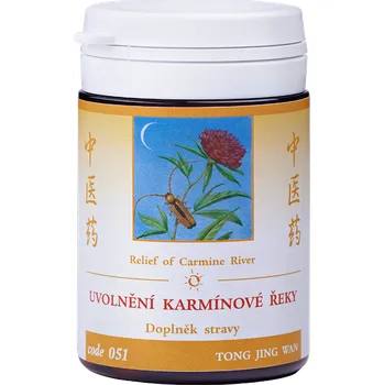 Přírodní produkt TCM Herbs Uvolnění karmínové řeky 100 tbl.