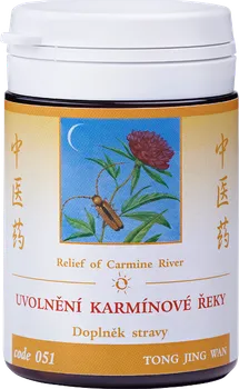 Přírodní produkt TCM Herbs Uvolnění karmínové řeky 100 tbl.