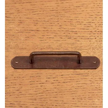 Dveřní kování M&T FM 019 Železná úchytka 30&times;100 mm