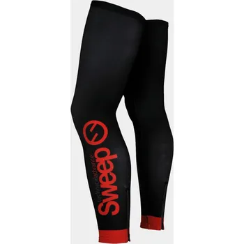 Cyklistické oblečení SWEEP CYKLISTICKÉ NÁVLEKY NA NOHY CYKLO-N008 ČERNO/ČERVENÉ velikost čepice: 1