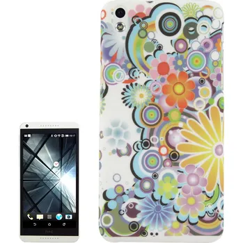 Pouzdro na mobilní telefon Pouzdro s květinami pro HTC Desire 816