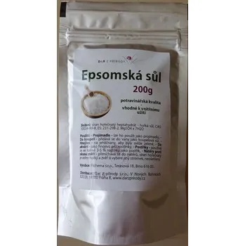 Koupelová sůl Epsomská sůl 200g (Doplněk stravy)