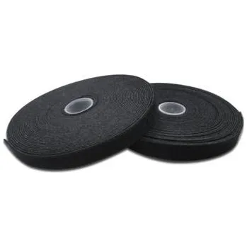 Stahovací páska DIGITUS Vázací páska pro vyvazování - černá, 10m - AK-770905-100-S