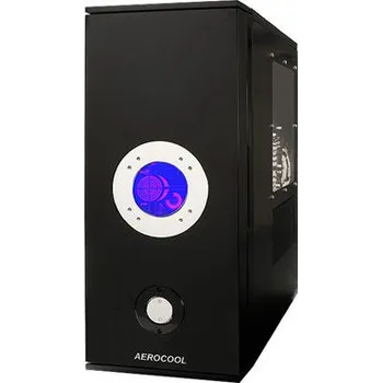 PC skříň AEROCOOL CoolView, ATX/BTX bez zdroje, Černá, 2xUSB2.0 1xFir - ID012883