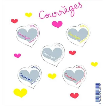 Poštovní známka Post France (2016) MiNr. 6359 - 6363 ** - Francie - Valentýn (I)