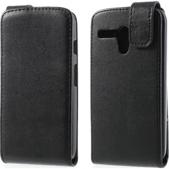 Pouzdro na mobilní telefon Koženkové pouzdro pro Motorola Moto G Barva: Černá