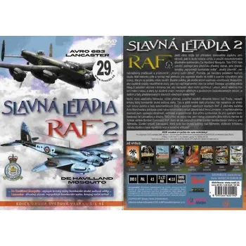 DVD film Slavná letadla 2 RAF DVD