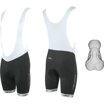 Cyklistické kalhoty FORCE Kraťasy FORCE B38 se šráky s vložkou černá