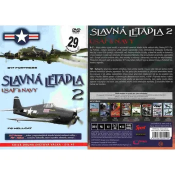 DVD film Slavná letadla 2 USAF & NAVY DVD