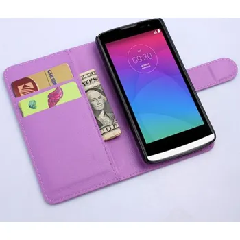 Pouzdro na mobilní telefon TVC WalletCase LG Leon 4G Barva: Fialová