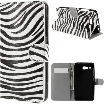 Pouzdro na mobilní telefon Koženkové pouzdro TVC Zebra pro Acer Liquid Z520