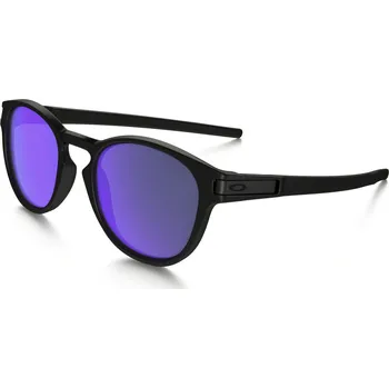 Sluneční brýle Brýle OAKLEY Latch - Matte Black w/Violet Iridium, OO9265-4953