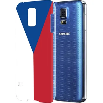 Pouzdro na mobilní telefon Plastové pouzdro TVC s českou vlajkou pro Samsung Galaxy S5 Mini