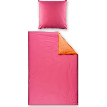 Povlečení Möve Double Face Orange 2x80x80cm+200x200 cm