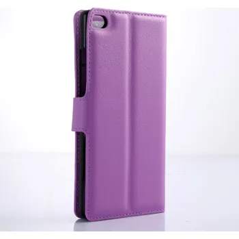 Pouzdro na mobilní telefon Koženkové pouzdro TVC WalletCase pro Huawei P8 Lite Barva: Fialová
