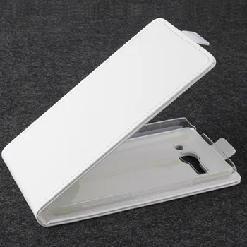 Pouzdro na mobilní telefon Koženkové pouzdro pro Alcatel OT- 7047D POP C9 Barva: Bílá