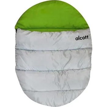 Alcott spací pytel zelená/šedá, S