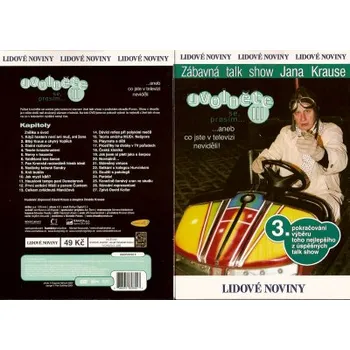 DVD film Uvolněte se, prosím III Jan Kraus DVD (Zábavná talk show Jana Krause)