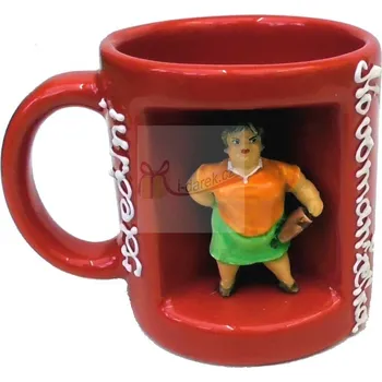 Žertovný předmět Originální hrníček žena s válečkem - Ideální novomanželka (CZ) VÝPRODEJ – původně 239,- Kč - POSLEDNÍ KUSY