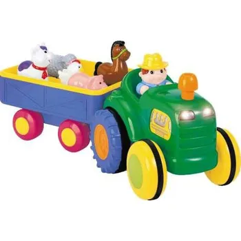 autíčko Kiddieland Activity traktor se zvířátky a zvuky