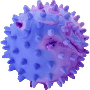 Hračka pro psa Sum-plast míč s bodlinami plovací vanilka 7,5 cm