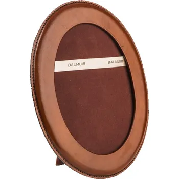 Fotorámeček Balmuir Hamilton kožený oválný rámeček na fotografie