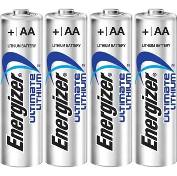 Článková baterie Lithiová baterie Energizer Hi Energy, typ AA - 4 kusy