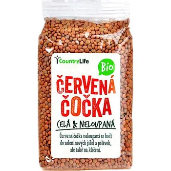 Luštěnina Čočka červená neloupaná 500g Bio CL