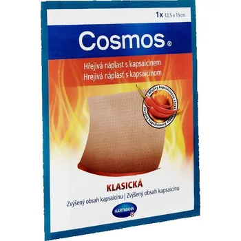 Náplast Cosmos Hřejivá náplast klasická s kapsaicinem 12,5 x 15 cm